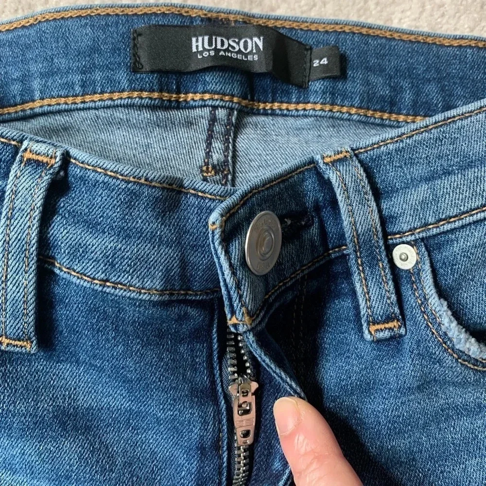 HUDSON Nico Super skinny with detailed front legs, size 24